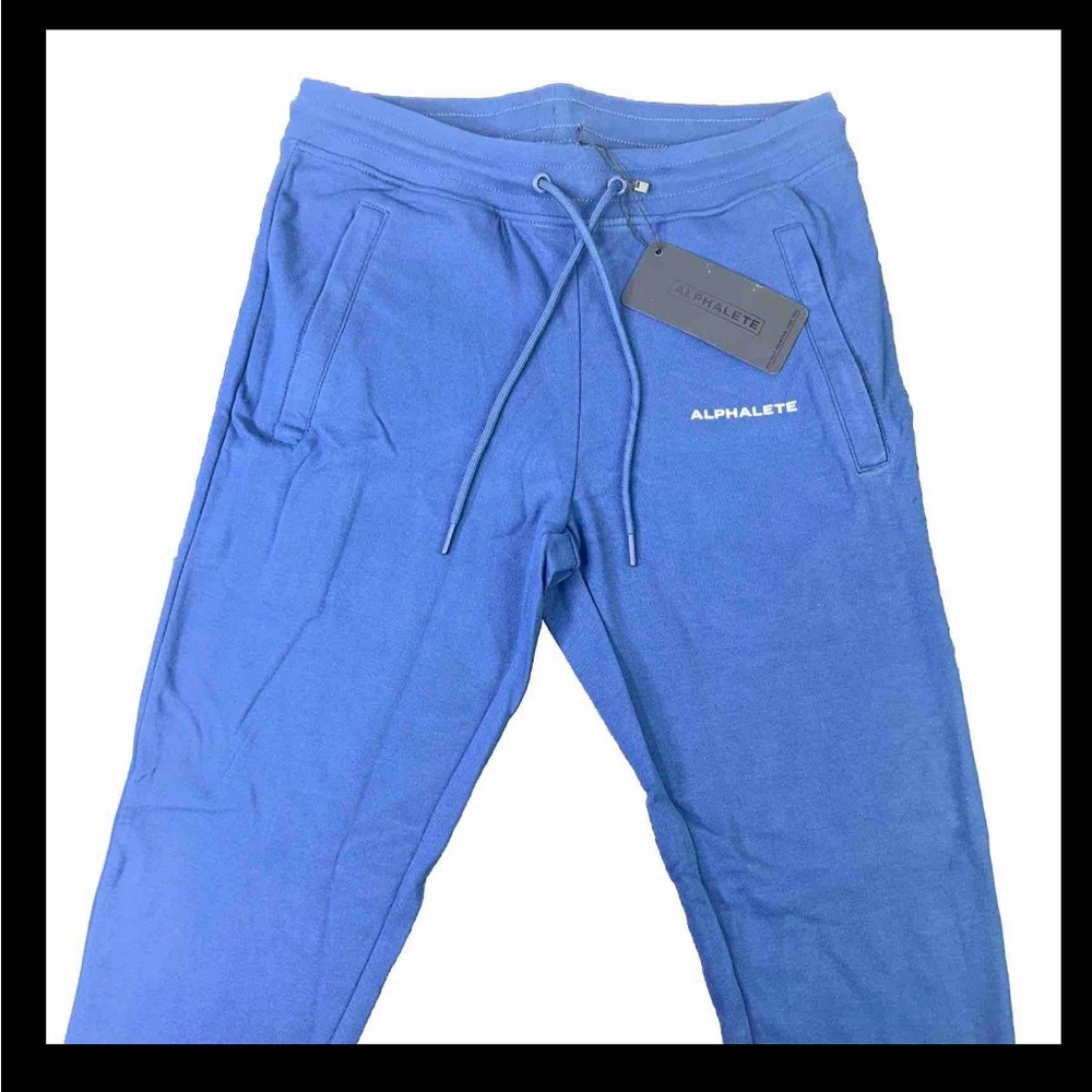 Alphalete men’s core  joggers athletic blue size medium